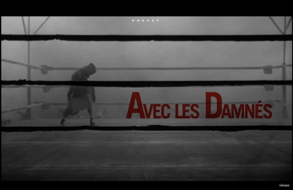 Affiche du film Avec les damnés